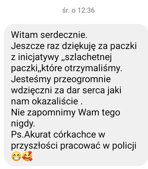 podziękowania