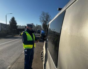 Policjanci w trakcie działań