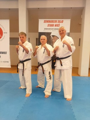 podczas seminarium karate