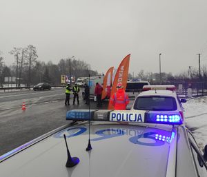 Policjanci w trakcie działań