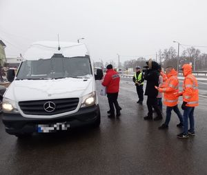 Policjanci w trakcie działań