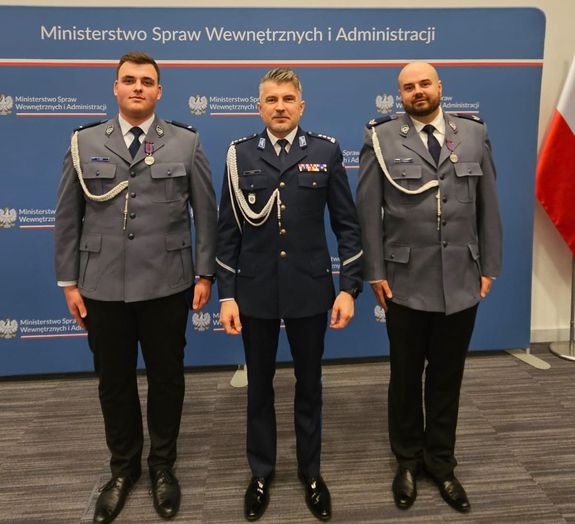 Buscy policjanci wśród odznaczonych medalem im. podkomisarza Policji Andrzeja Struja