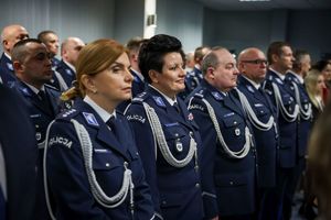 uczestnicy uroczystości ślubowania