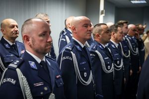 uczestnicy uroczystości ślubowania
