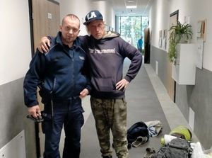 policjant i piechur