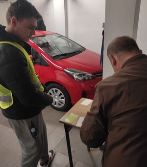 Uczestnicy w trakcie turnieju