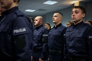 Ślubowanie nowo przyjętych funkcjonariuszy