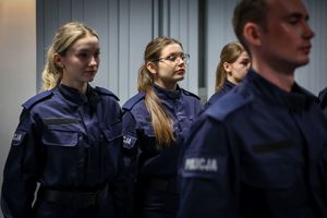 Ślubowanie nowo przyjętych funkcjonariuszy