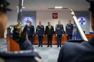 Ślubowanie nowo przyjętych funkcjonariuszy