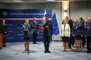 Ślubowanie nowo przyjętych funkcjonariuszy