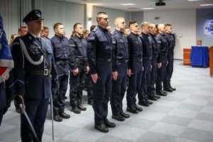 Ślubowanie nowo przyjętych funkcjonariuszy