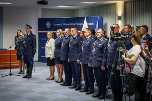 Ślubowanie nowo przyjętych funkcjonariuszy