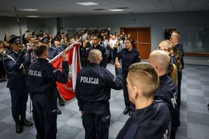 Ślubowanie nowo przyjętych funkcjonariuszy