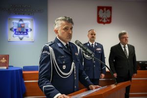 Ślubowanie nowo przyjętych funkcjonariuszy
