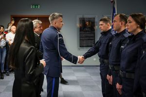 Ślubowanie nowo przyjętych funkcjonariuszy