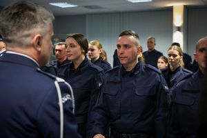 Ślubowanie nowo przyjętych funkcjonariuszy