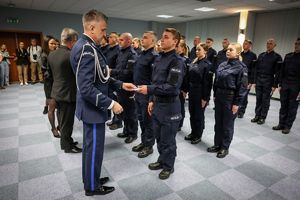 Ślubowanie nowo przyjętych funkcjonariuszy