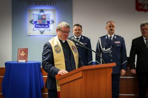 Ślubowanie nowo przyjętych funkcjonariuszy