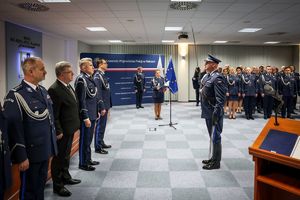 Ślubowanie nowo przyjętych funkcjonariuszy