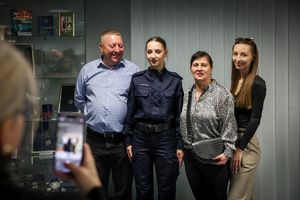 Ślubowanie nowo przyjętych funkcjonariuszy