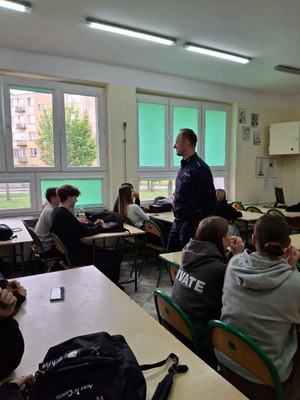 zajęcia z policjantami