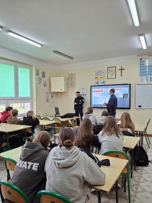 zajęcia z policjantami