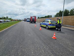 Zintegrowane działania służb ratunkowych – kompleksowe ćwiczenia na obwodnicy Opatowa