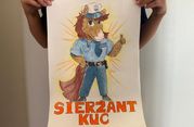 SIERŻANT KUC - Maskotką Koneckiej Policji