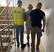 Zatrzymany w asyście policjanta