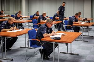 dzielnicowi podczas rywalizacji