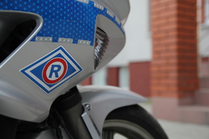 policyjny motocykl