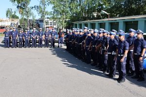Policjant ruchu drogowego.
