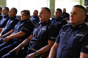 Policjant ruchu drogowego.