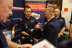 Policjant ruchu drogowego.