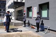 Odsłonięcie tablicy upamiętniającej poległych funkcjonariuszy