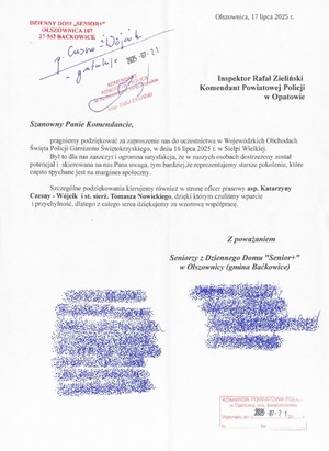 Podziękowania