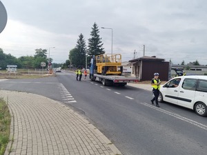 policjanci podczas działań