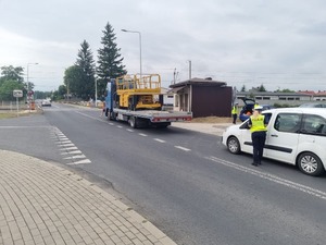policjanci podczas działań