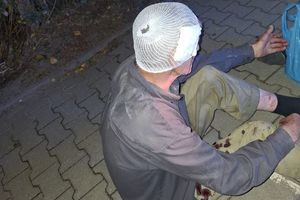 poszkodowany meżczyzna