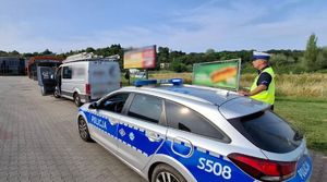 zatrzymany do kontroli pojazd
