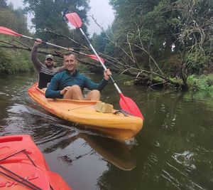 Pomogli podczas spływu kajakowego