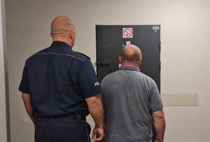 Nietrzeźwy kierujący i policjant