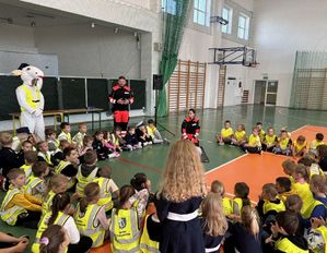 „Bezpieczna droga do szkoły” - działania profilaktyczne koneckich policjantów