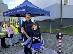 „Bezpieczna droga do szkoły” - działania profilaktyczne koneckich policjantów