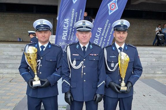 Nasz policjant na podium XXXV Ogólnopolskiego Konkursu „Policjant Ruchu Drogowego”