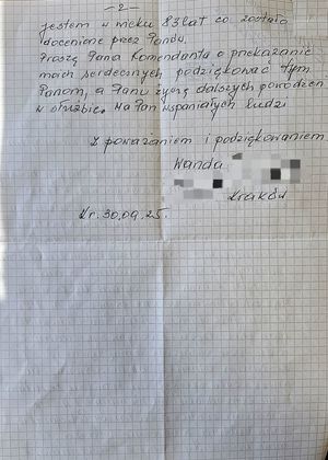 podziękownia