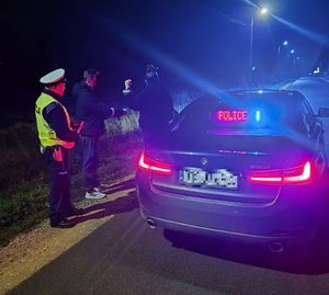 Policjanci w trakcie działań