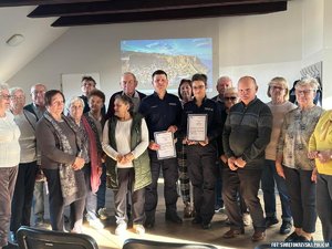 Policjanci w trakcie spotkania