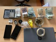 zabezpieczone narkotyki i pieniądze