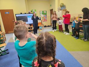 Policjantki odwiedziły przedszkole w Tarłowie